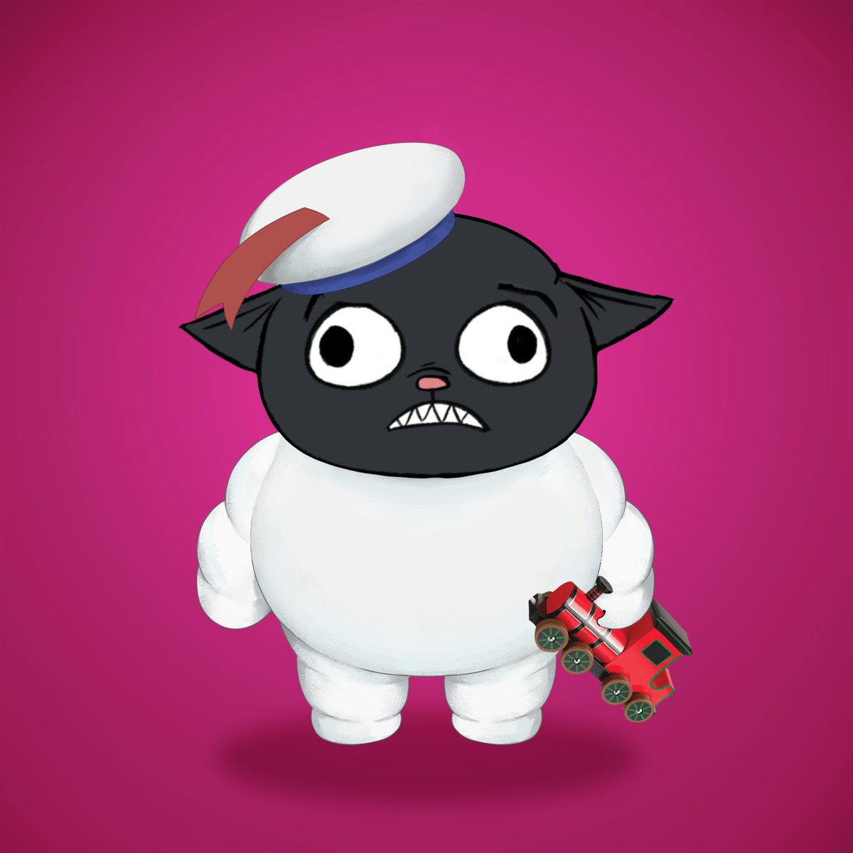 0xBlockFather's tweet photo. @everyone
#MiniPuftContest @bigheadhq
Oh gee wiz! It’s that super fefe train Puft!
@stonercatstv @_StonerCat_ @fefe_stonercats @5616Fefe https://t.co/veQ0egOyQX