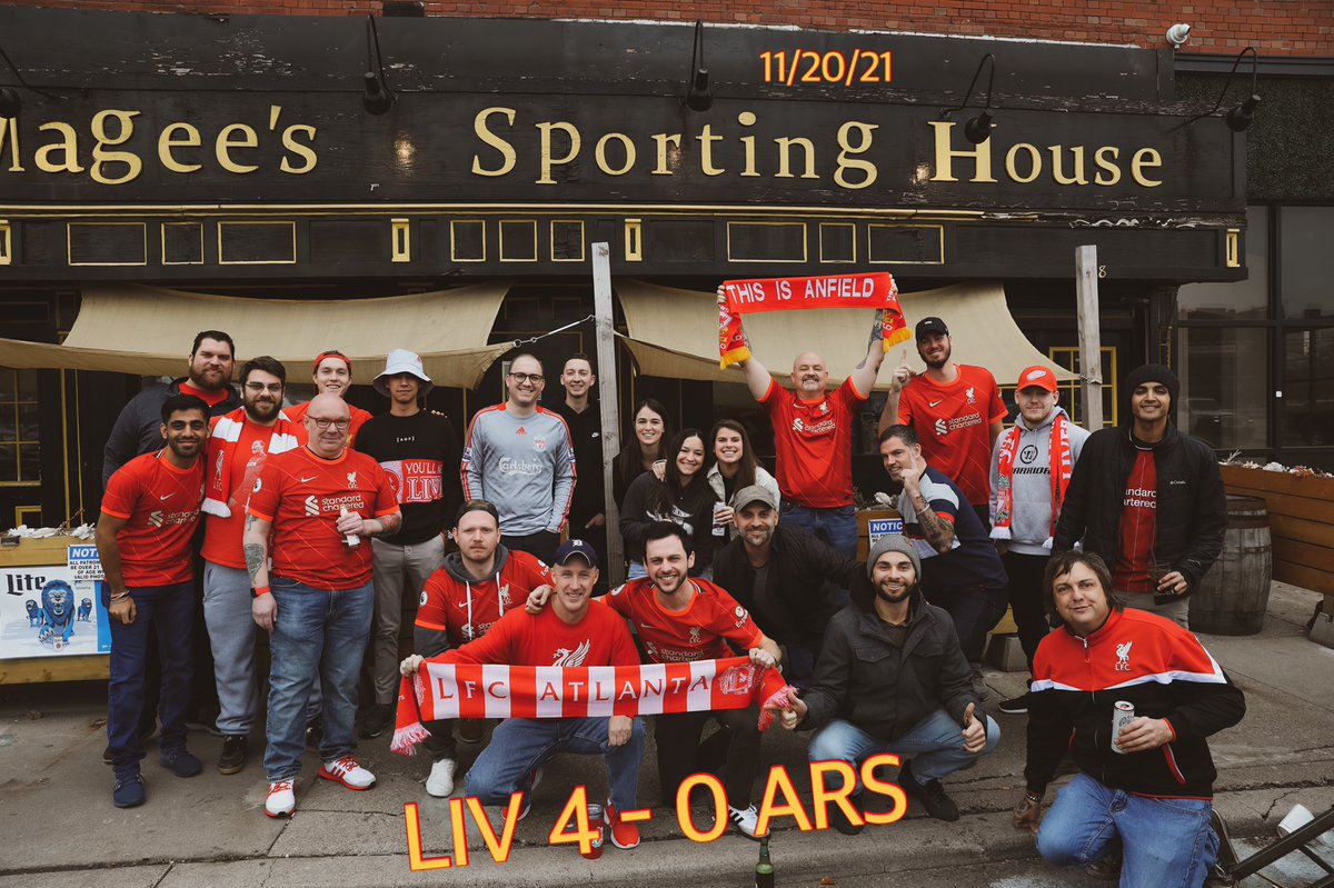 OLSCDetroit's tweet image. Not any indoor pictures today as my flash didn’t have battery but we had a decent crowd regardless! We had some new faces in today, thanks for joining! PHENOMENAL result, and as usual: UP THE REDS!!
#OLSCDetroit #LFC #LIVARS #YNWA #detroitolsc