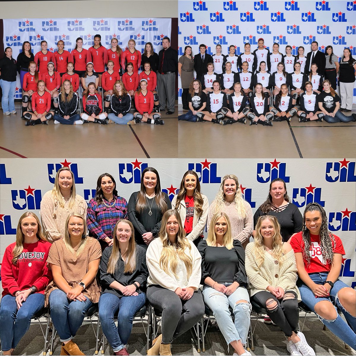 Thank you to our Conference 3A honor teams for joining us at #UILState Volleyball! 

Excited to celebrate state champion anniversaries with @leopardvb (2010 &amp; 2011)