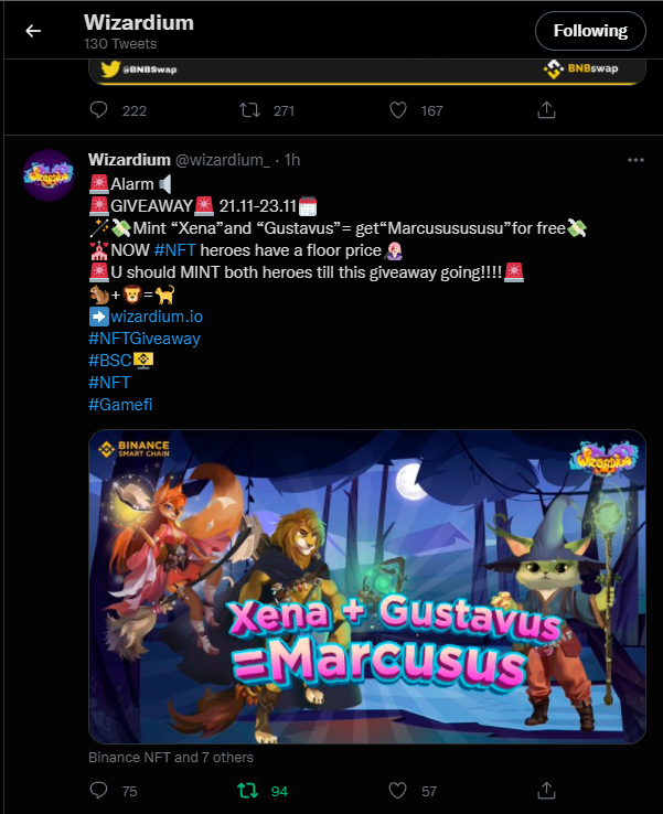 CryptoBudgies's tweet photo. @gemhost @wizardium_ Done! https://t.co/ln01dGhuSc