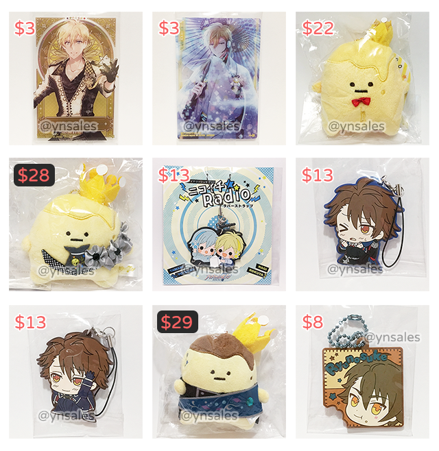ynsales's tweet photo. Idolish7 merch (Nagi, TRIGGER, Re:vale, ZOOL, Sogo)

✨ Prices do not include shipping
✨ Buy 5 or more items &amp; get a random (Idolish7-related) freebie!
✨ More info + order form: https://t.co/do2N3A555x https://t.co/0uBHDDGoOQ