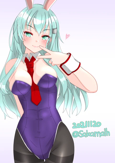 #艦これ版深夜の真剣お絵描き60分一本勝負 
 #艦これ版真剣お絵描き60分一本勝負_20211120
これからも、もーっと鈴谷の事褒めて伸ばしてね💕 
