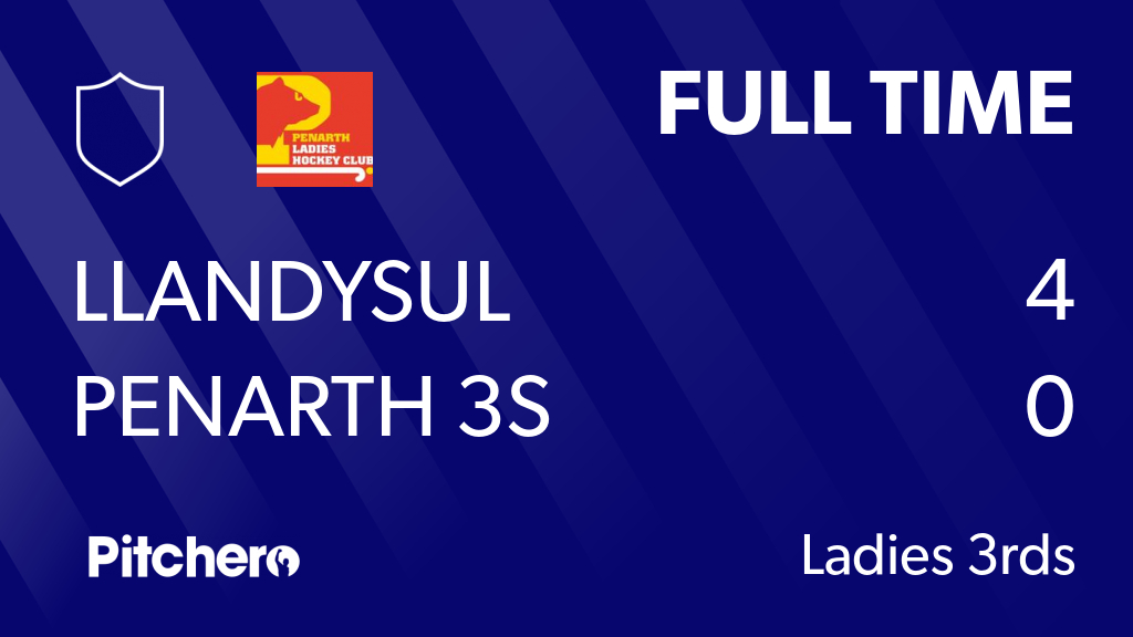 PenarthLadiesHC's tweet photo. FULL TIME: Llandysul 4 - 0 Penarth 3s
#LLAPEN #Pitchero
https://t.co/GV3ZSh1q1P https://t.co/CDp3ceQwMF
