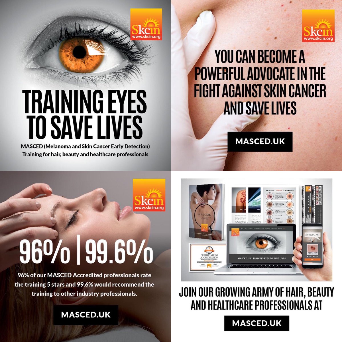 SkcinCharity's tweet photo. As we approach the last 6 weeks of 2021 it’s been another incredible year for our MASCED training programme.

Supported by key industry bodies and finalists of the Safety in Beauty Awards, our work in this arena continues to go from strength to strength. https://t.co/dBiwMasCb3