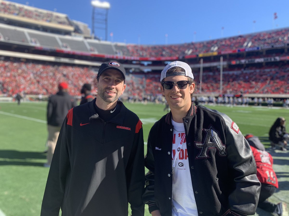 CooperWest18's tweet photo. Great gameday visit today in Athens @GeorgiaFootball Thank you @RobbyDischer for the invite. Cant wait to be back! @HKA_Tanalski @AHSFootball @AlphaProspects https://t.co/0Q9EhVQdAx