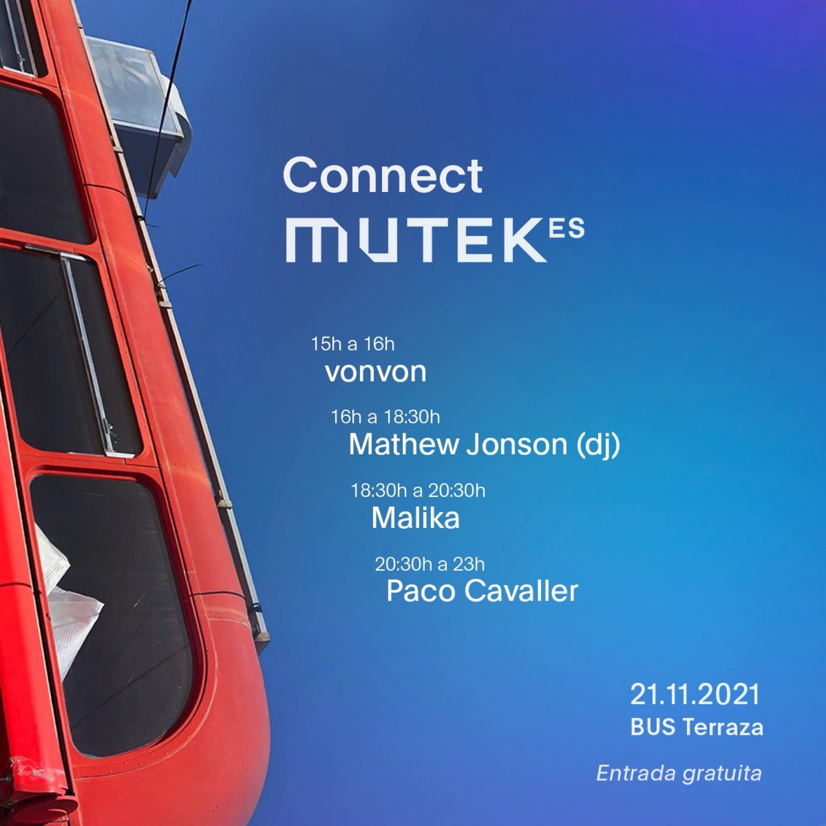 MUTEK_ES's tweet photo. El canadiense Mathew Jonson firmará una sesión de 2 horas y media con música 100% propia e inédita. Con él, estarán la selectora marroquí Malika y los locales Paco Cavaller y vonvon. Os esperamos de 15h a 23h. ¡Entrada gratis! #MUTEKConnect #MUTEKES https://t.co/ATdt0jXR6d