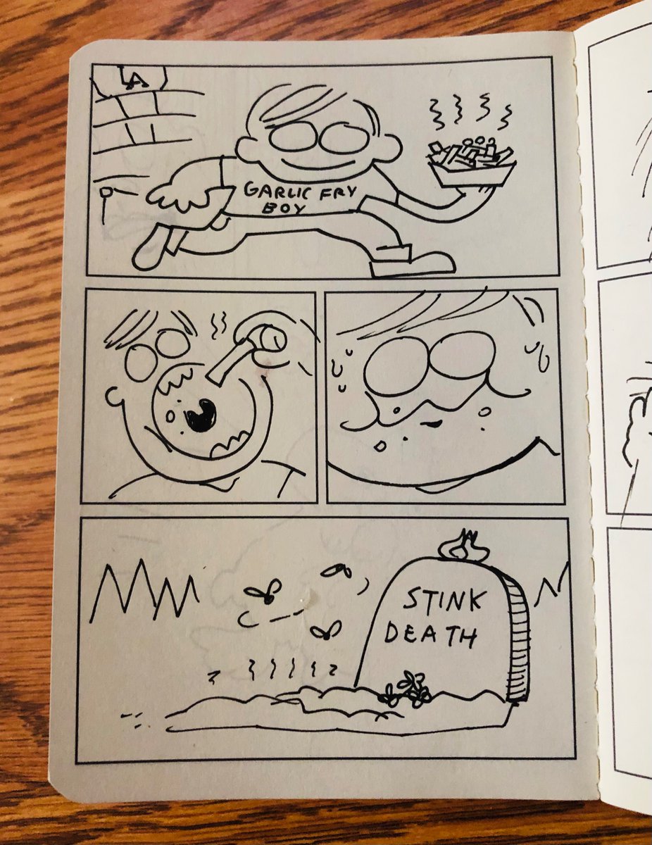 got one of those sketchbooks with comic panels in it 