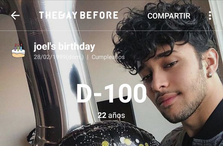 100 días para que joel cumpla 23