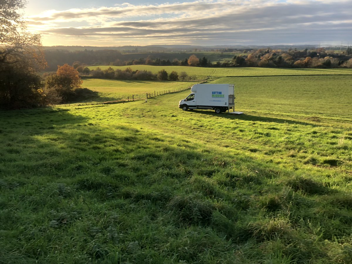 Course set up for <a href="/beckburytrail/">Beckbury Trail 10k</a> can’t believe the weather for November, thank you to <a href="/SuttonMaddock/">Tom Spickernell</a> for the van.