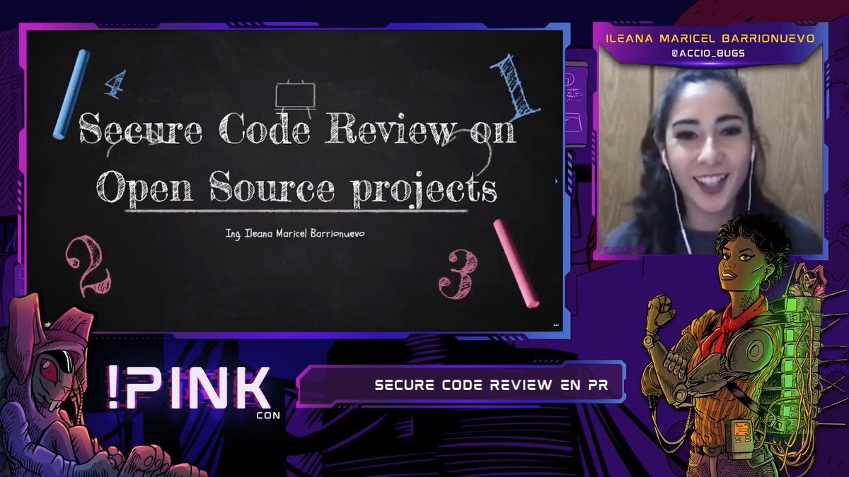 🚨 ¡ÚLTIMA CHARLA! ¡Conocé junto a <a href="/accio_bugs/">ile Barrionuevo</a> herramientas para análisis de seguridad de código fuente y reporte de vulnerabilidades! 🤓🙌

🚨 LAST TALK! Join <a href="/accio_bugs/">ile Barrionuevo</a> to learn tools for secure code review and vulnerability assessment! 🤩

👉 twitch.tv/notpinkcon