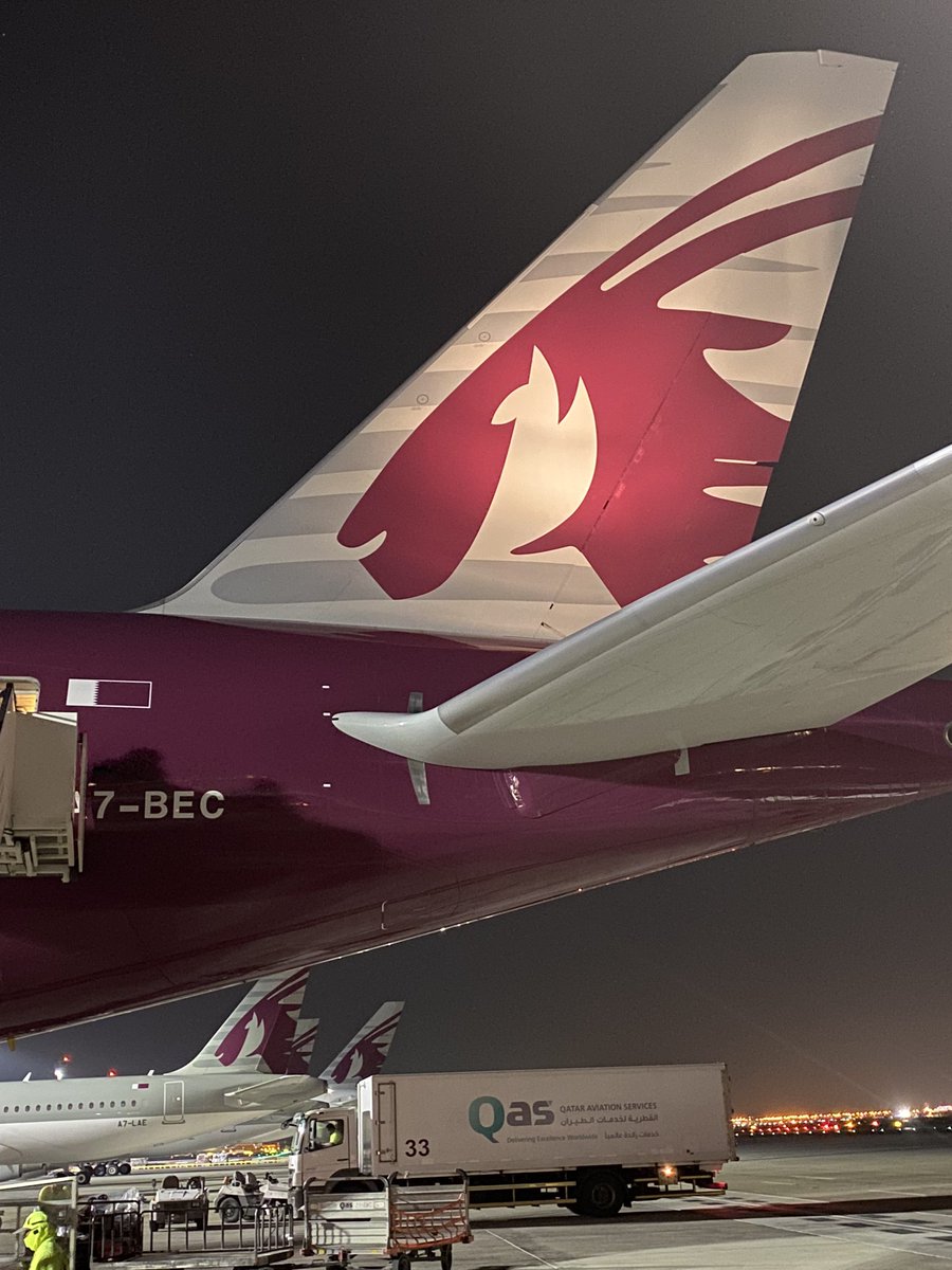 AliYahyaSDN's tweet photo. @flightradar24 @qatarairways Nice 🤩! Lucky me #A7BEC #QR1302 was my ride from Cairo to Doha on 14 November. I enjoyed the livery of #Qatar2022  as much as I enjoyed the Magnificent #B777-300 
@wadelsharif2019 https://t.co/JlxAntlqhC