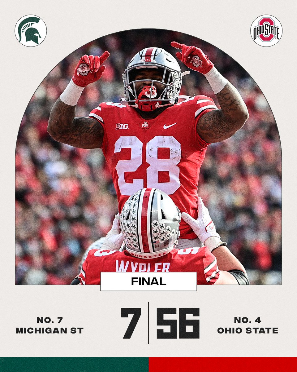WHAT A DOMINANT GAME FROM NO. 4 OHIO STATE 😤