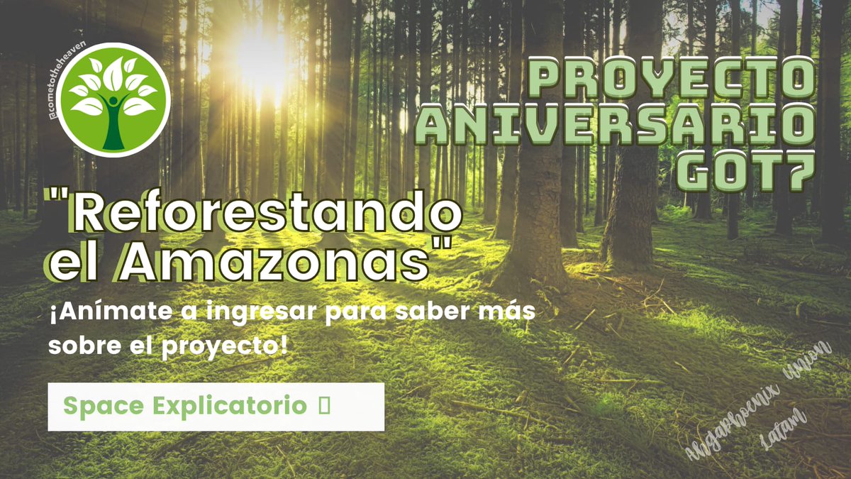 ahga_latam's tweet photo. No olvides que estaremos hablando del proyecto de reforestación con nuestras Fanbases amigas, te esperamos para informar sobre las diferentes formas de participar en este gran proyecto diseñado para GOT7

#AmazingGOT7
#GOT7 #IGOT7
#SAVINGTHEAMAZON #갓세븐
https://t.co/XNqVTU5UUj https://t.co/RSQDEPxdC6