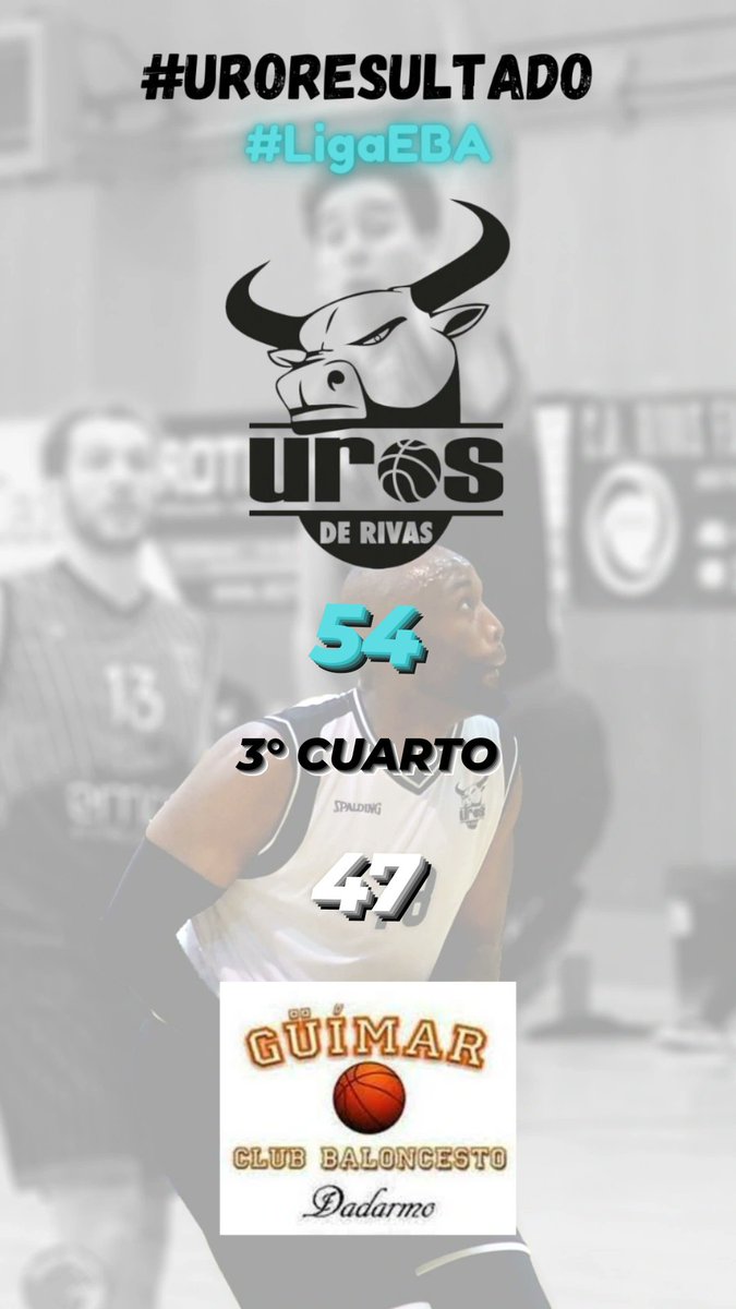 UrosDeRivas's tweet photo. ๐ #LIGAEBA
๐ Partido 10
#EBA ๐ @CbDadarmo
โฑ๏ธ 3Q - FINAL
ยฎ๏ธ 54 - 47
๐ Se vuelve a apretar la cosa gracias a una buena zona rival
#GoUrosGo #KeepFighting #UroFamily #EnCasaSeGana ๐๐๐ค https://t.co/qzJvmz703n