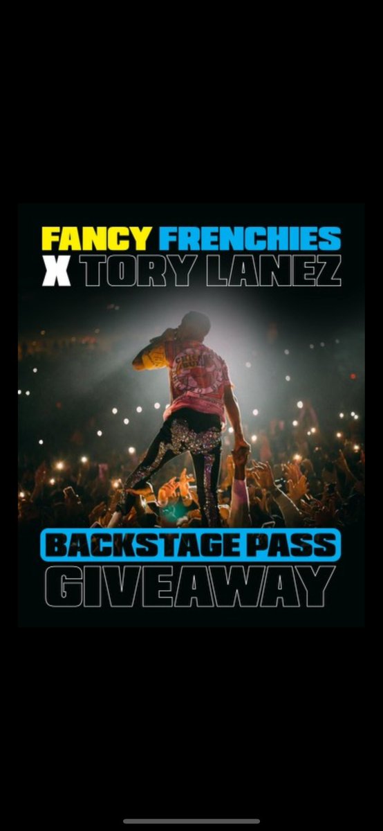 torylanez's tweet photo. Me and @fancyfrenchnft giving away back stage passes to one lucky puppy holder!

LETS GOOOOO https://t.co/T2t33Gj2BM