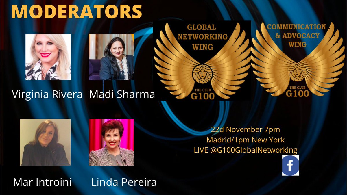 Join us ! #G100 group and the power of #communications #advocacy &amp; #global #networking 
#SDGs #sustainability #GlobalGoals #women #empowerment #gender #equality #changemakers 
<a href="/MadiSharma1/">Madi Sharma</a>   @VirginiaRivera  <a href="/lindacpl/">Linda Pereira</a>