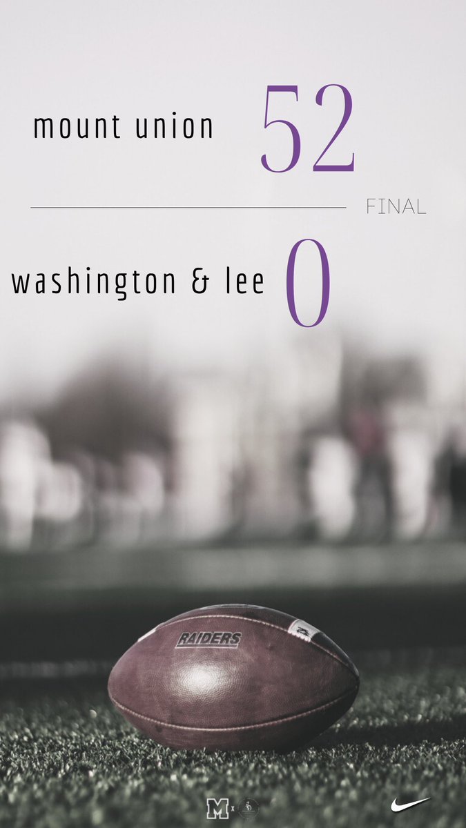 MountUnionFB's tweet photo. Round 1 final.
#ChampionTheStandard https://t.co/9bZJVVOLAJ