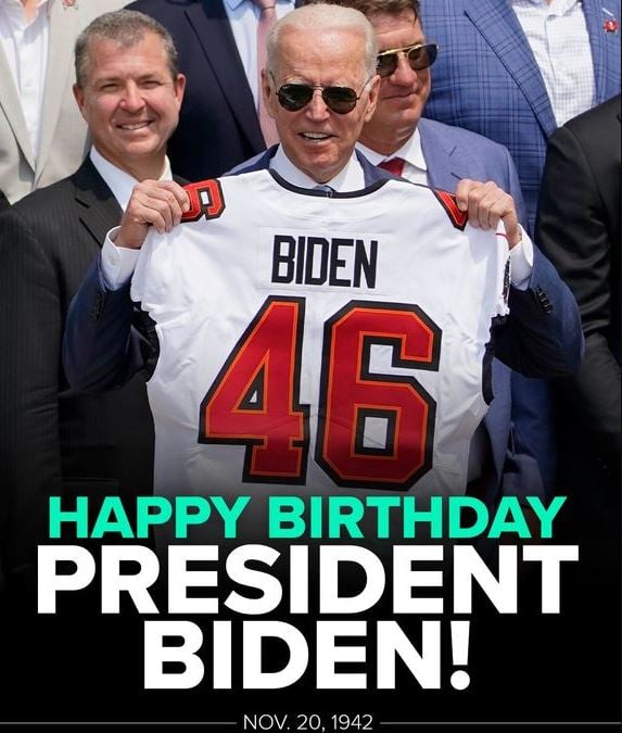 HAPPY BIRTHDAY President Joe Biden, the oldest president in U.S. history, is celebrating his 79th birthday today! 