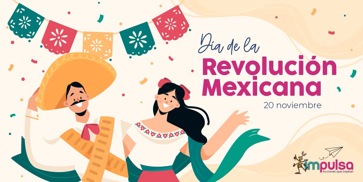 Impulsa11's tweet photo. El 20 de noviembre se celebra el aniversario del inicio de la Revolución Mexicana, uno de los movimientos que marcó para siempre el rumbo de nuestra nación. https://t.co/eNQ9AQB2Or