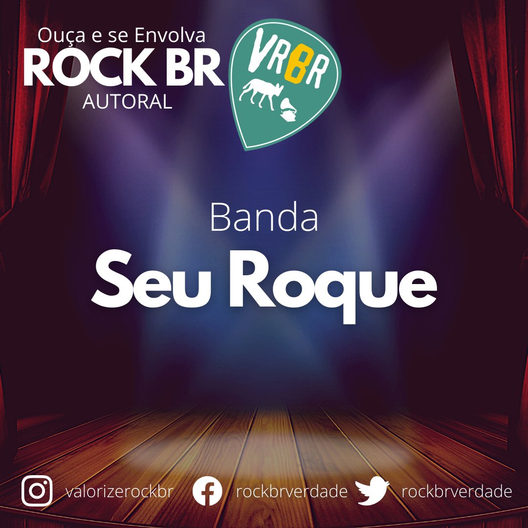 A dica de hoje é a banda Seu Roque com o som "Vida Segue Só" Sonzeira!🤘

Ouça acessando nosso site clicando na playlist VRBR!
valorizerockbr.com.br!
No Insta, acesse pela bio!

Insta: @seuroquebanda

#rockautoral
#rockbr
#dicasvrbr
