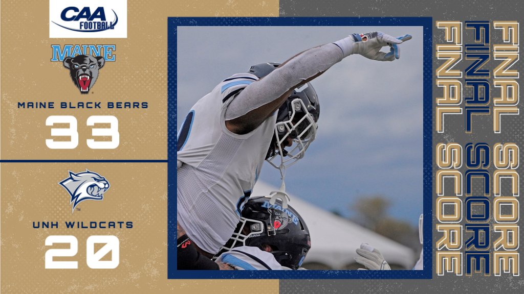 The Brice-Cowell Musket is heading back to Orono! <a href="/BlackBearsFB/">Maine Football</a> #CAAFB