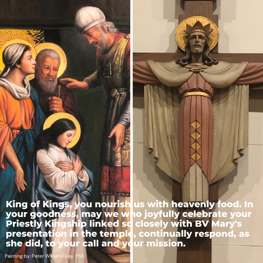 FatherAndrewSza's tweet photo. Double Solemnity: Christ the King and Presentation of the BV Mary https://t.co/Lvxgtm9Au4