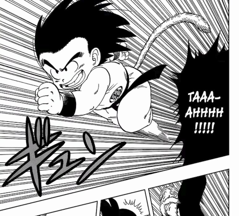 What is a ridiculous Dragon Ball manga panel that when you read it