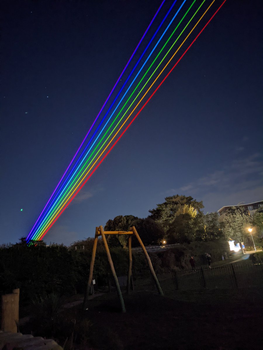 hhulbert's tweet photo. Shots of #GlobalRainbow in Poole this evening https://t.co/DTYMNHpyMY
