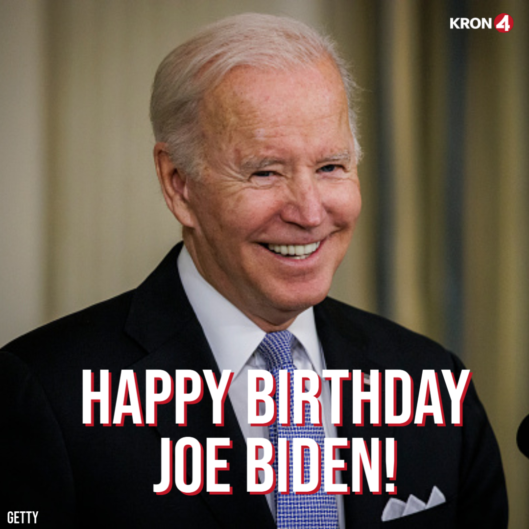 Happy Birthday, Mr. President! Joe Biden turns 79 years old today.  