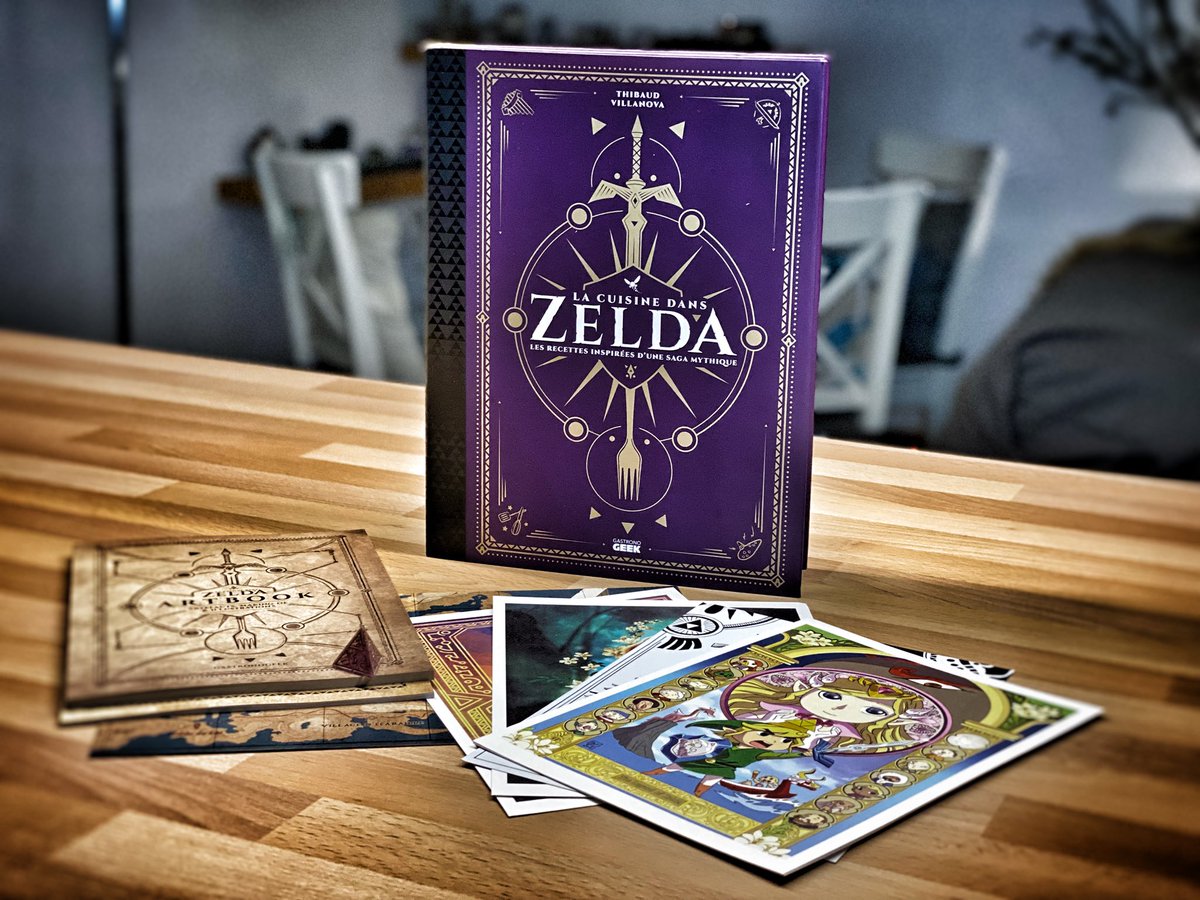 _GranPa_'s tweet photo. Bien reçu !!! Merci 😉@Gastronogeek #gastronogeek #zelda #food #recettes #artbook https://t.co/FaqPOoO8VZ