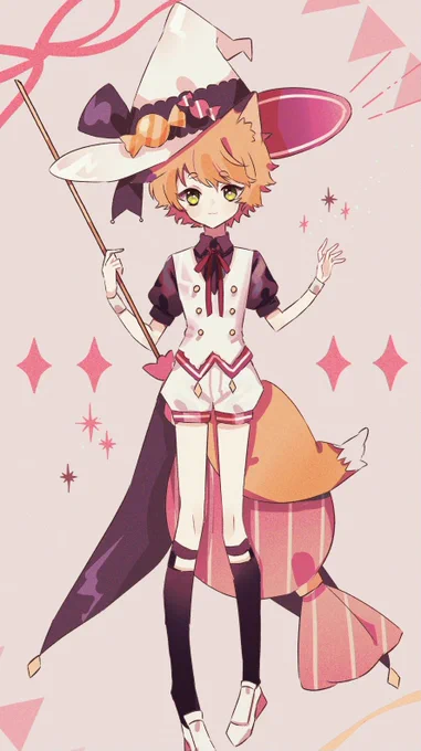 狐耳の魔法使いくん。