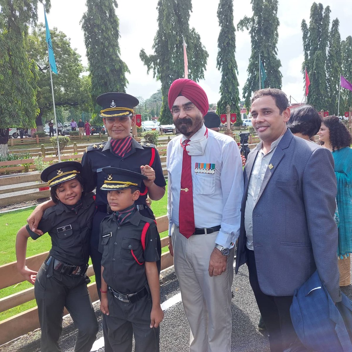 colmpsingh's tweet photo. Commissioning of Lt Jyoti from OTA chennai today is not only a proud moment  for me but for the whole Mahar Regiment. Jyoti is wife of martyr Nk Deepak, 1 Mahar who laid down his life in 2018 in J&amp;k. After his demise, The Regt offrs motivated her to try for OTA. @baishali_adak https://t.co/z6dgSzpHIU