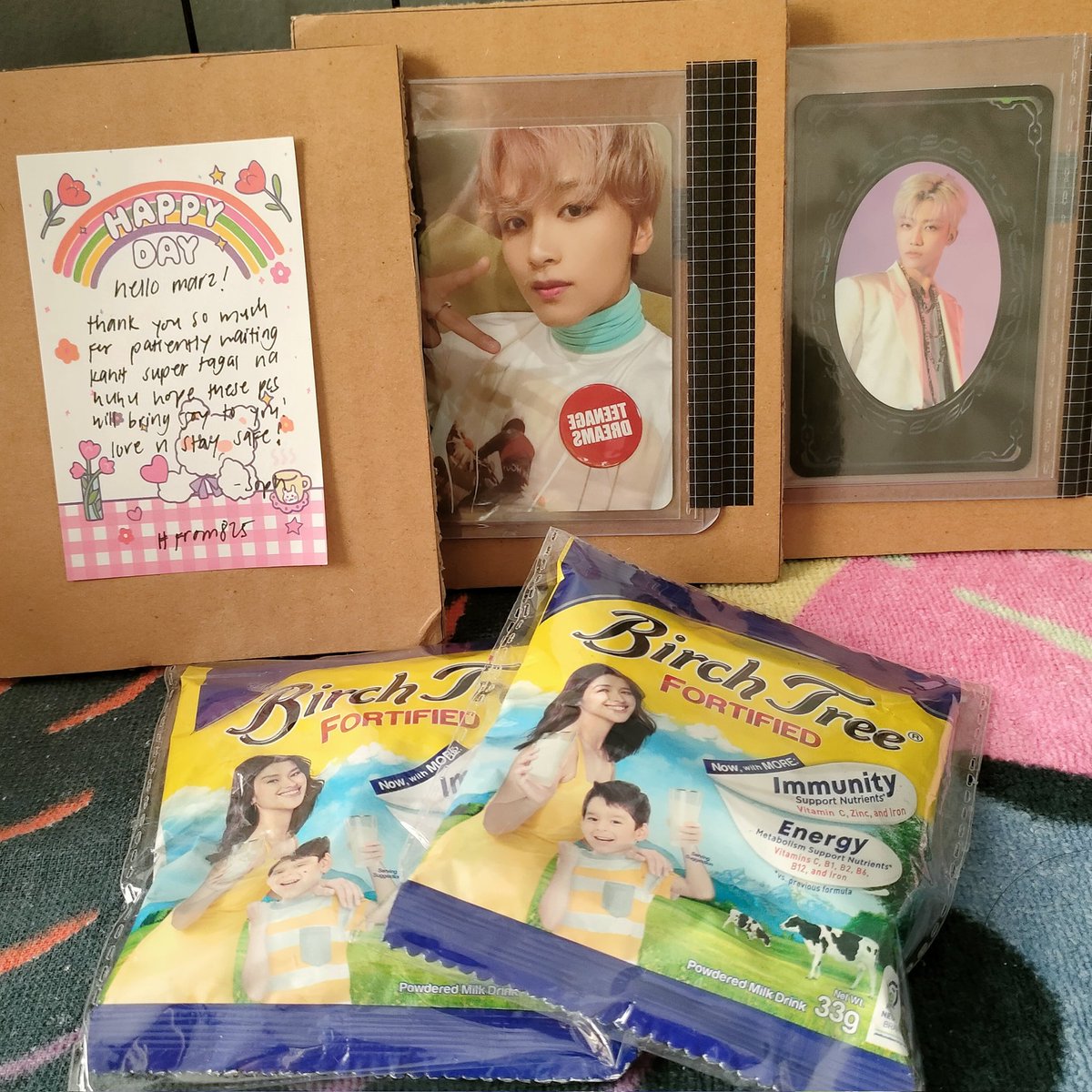 haeraewr's tweet photo. 💌 happy mail !!! ✨

-- hello marz @825lee !! thx sa pagpapauwi ng jaem ybc  &amp; haech sticky!! always grateful for u sa pag-pack securely 💖🥺 

#from825 https://t.co/w232RkIorT