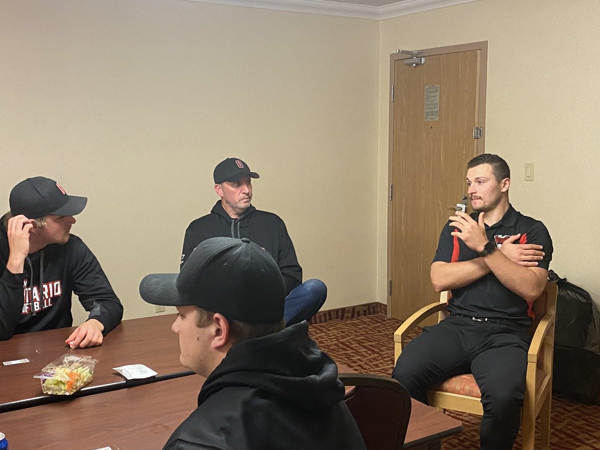 scottsearle's tweet photo. Awesome to have 2017 @GoTeamOntario alumni Josh Maguire sharing “if I knew then what I knew now” with the @OASASoftball Team Ontario athletes. @SoftballOntario https://t.co/sL7HUsIap0