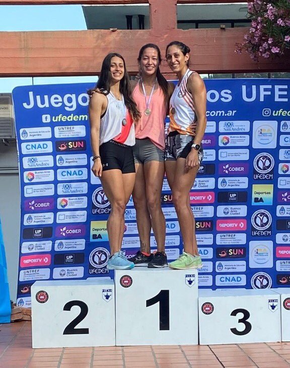 CARPolidep's tweet photo. ¡¡Felicitaciones Sofía Casetta !!

🥈 Medalla Plateada en la prueba de 100 metros de los Juegos UFEDEM 2021. 

#Atletismo 📷 river club https://t.co/dw747rnCOW