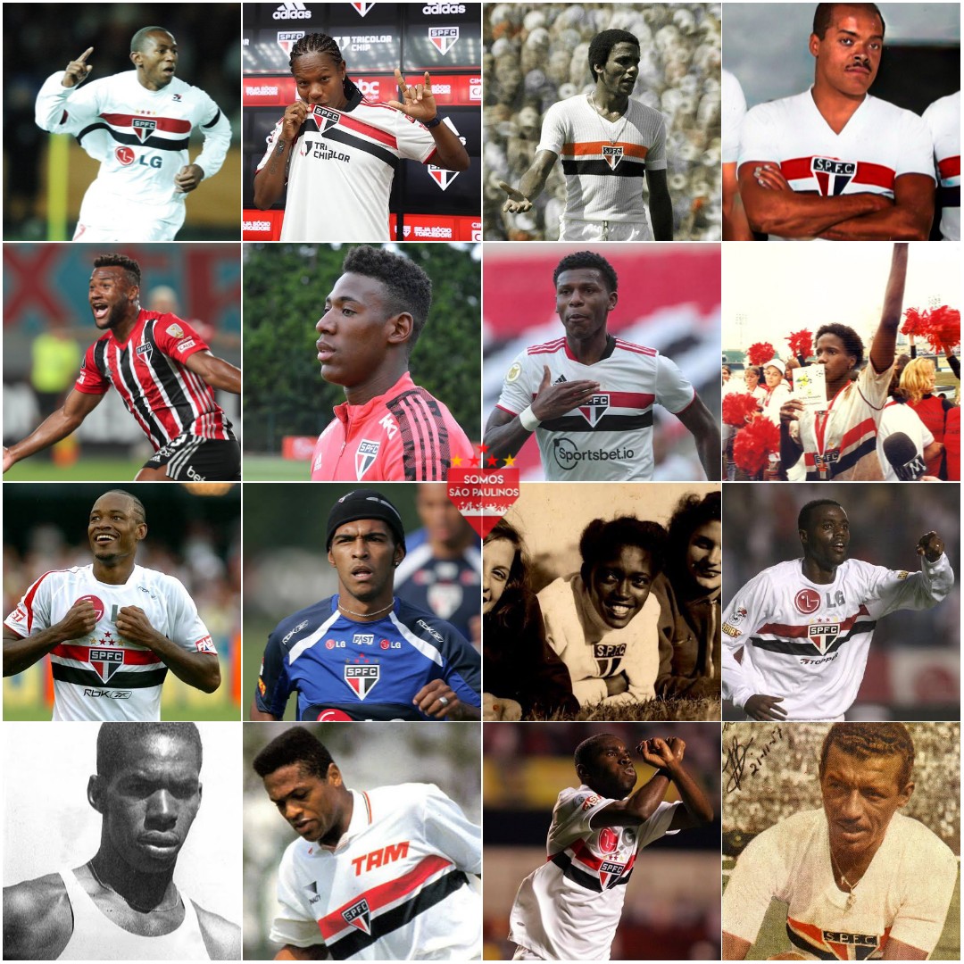 somosaopaulinos's tweet photo. 💪🏿🇾🇪 20 de novembro - Dia da Consciência Negra

*Alguns que marcaram história no São Paulo e outros três do atual elenco, lógico, faltam muitos outros. https://t.co/ooRafDkiu6