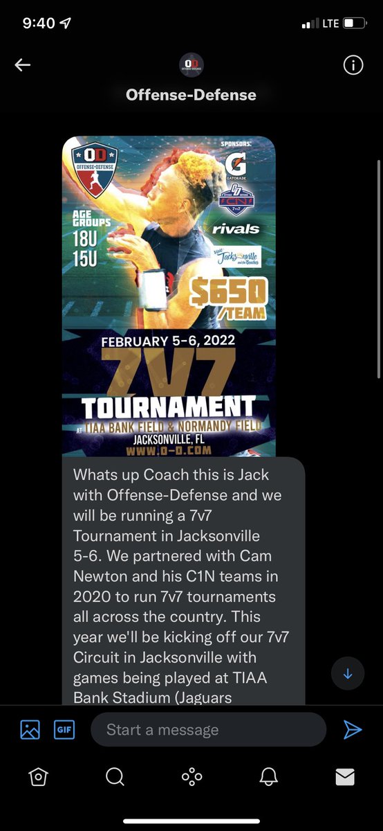 ChargerKings's tweet photo. Come ball with the Florida Charger kings as we was invited to a 7v7 tournament this February. Tryouts coming in January‼️ @coach_jrob31 @coach_jackmatt7 @Coach_hendo4 https://t.co/0sesXdX9V7