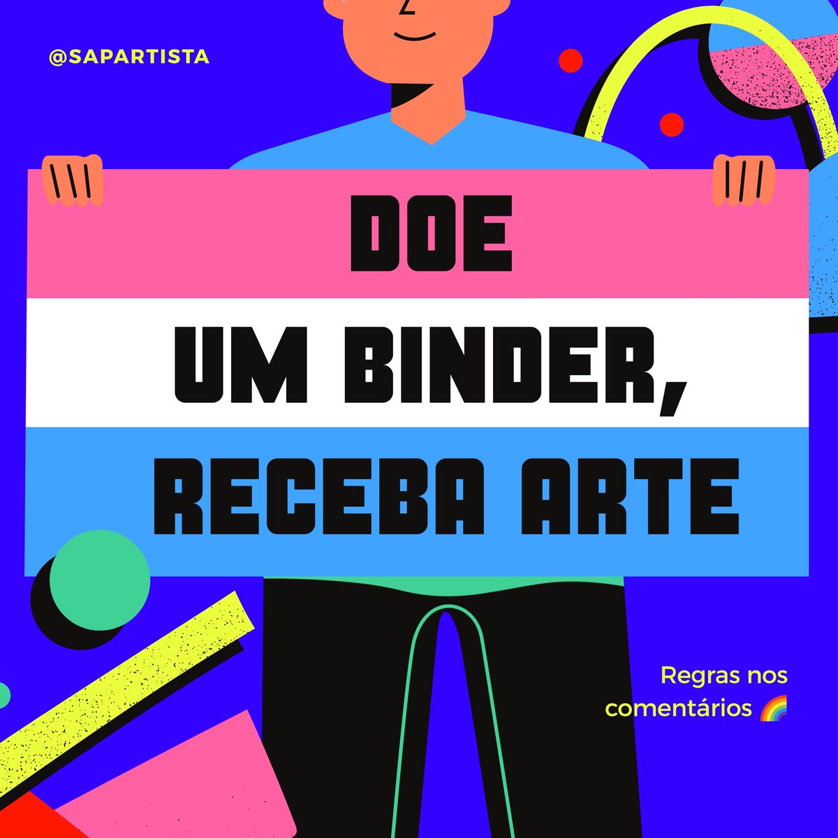 DoeUmBinder's tweet photo. 🏳️‍⚧️ AJUDE PESSOAS TRANS 🏳️‍⚧️
Campanha até dia 24/04/2022!

- Como doar;
- Recompensas;
- Sobre o projeto.
Segue o fio 👇 https://t.co/TGqfqDJ10X