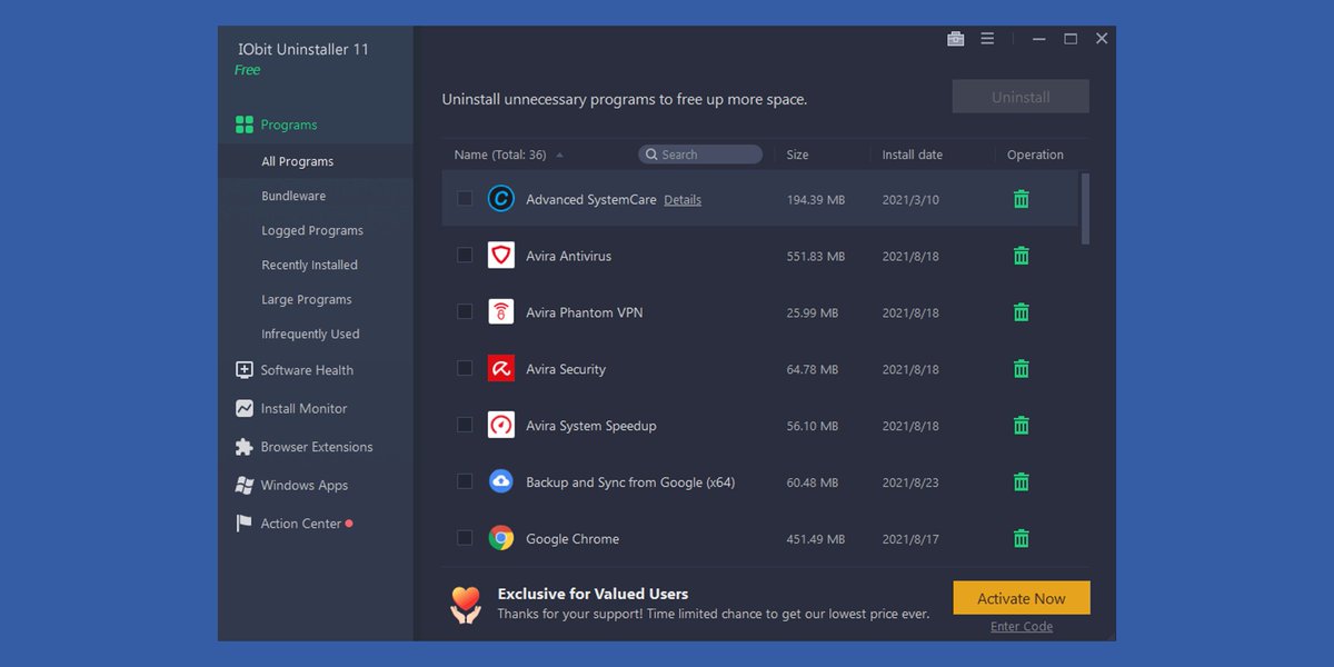 Solvusoft's tweet image. IObit Uninstaller can uninstall stubborn programs like annoying Browser Toolbars and Add-ons from Windows and it is Free. #SoftwareTips
