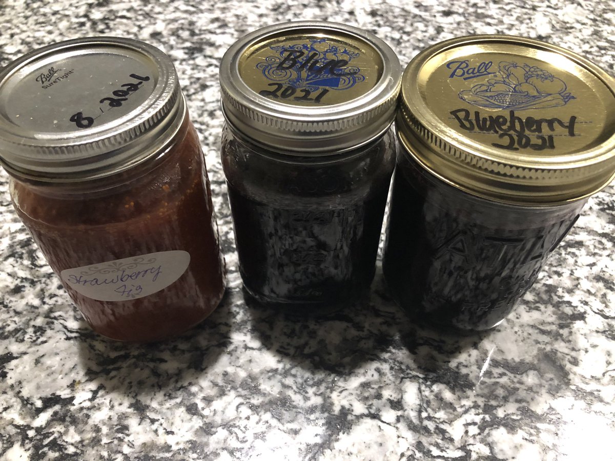k9kayaks's tweet photo. Had the pleasure of meeting my friend @CampobelloCathy again and she gifted us some 
#BlueberryJam
#StrawberryFigJam 
#TomatoRelish and some
#JerusalemArtichokeRoot 
We look forward to growing the #JerusalemArtichoke https://t.co/Xyva15z5Zs