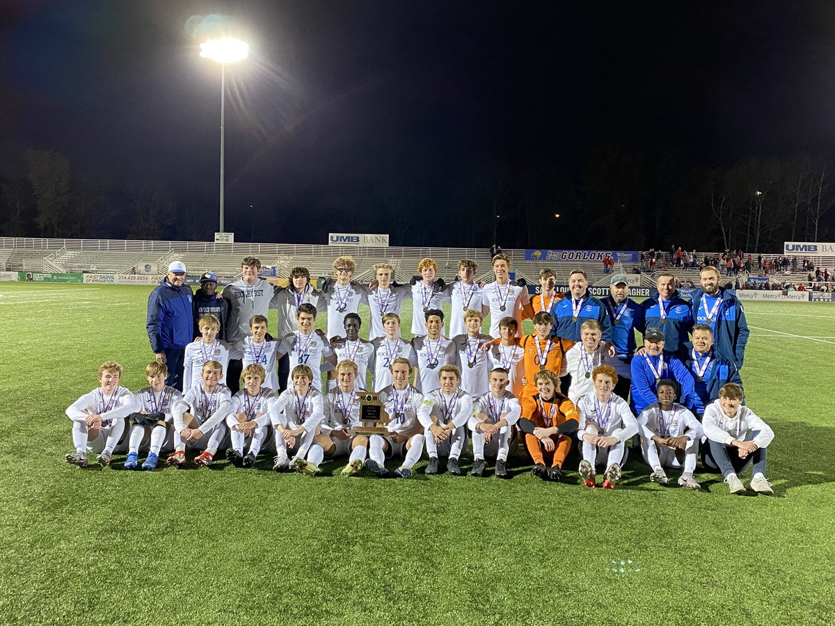 STATE CHAMPIONS!

An incredible 24-2-0 season gives <a href="/HAWKLETSOCCER/">Rockhurst High School Soccer</a> its 8th State Title in program history!

So proud of this group, especially the 16 seniors who led this squad to a memorable season. ROCK STATE!