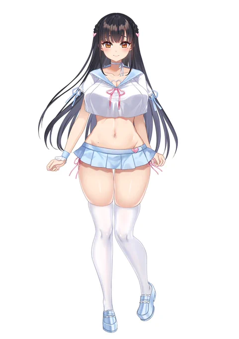 #いい太ももの日
むちむち太ももどっこいしょ! 