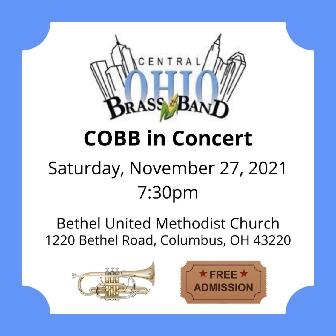 IN ONE WEEK, COBB RETURNS TO THE STAGE! After two long years, we are back in concert, under the direction of Dr. Keith Wilkinson. We hope to see you all there!