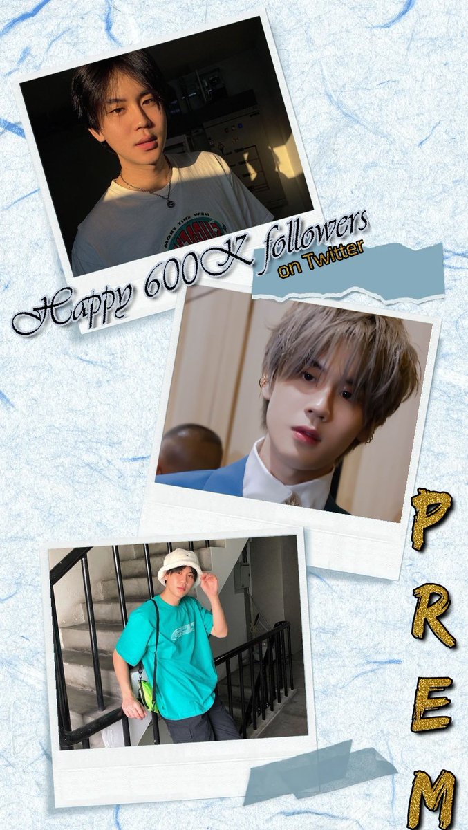 RajhalovesBP's tweet photo. Congratulations for 600K followers on Twitter P'Prem 🎉💖 I'm so very proud of you ❤️ let's make it Million followers soon😍 We're here always supporting you 😘

@Prem_space @premspace_th @BounPrem_TH 
#6แสนฟอลแล้วนะเปรม #prem_space https://t.co/JhZsuDiudW