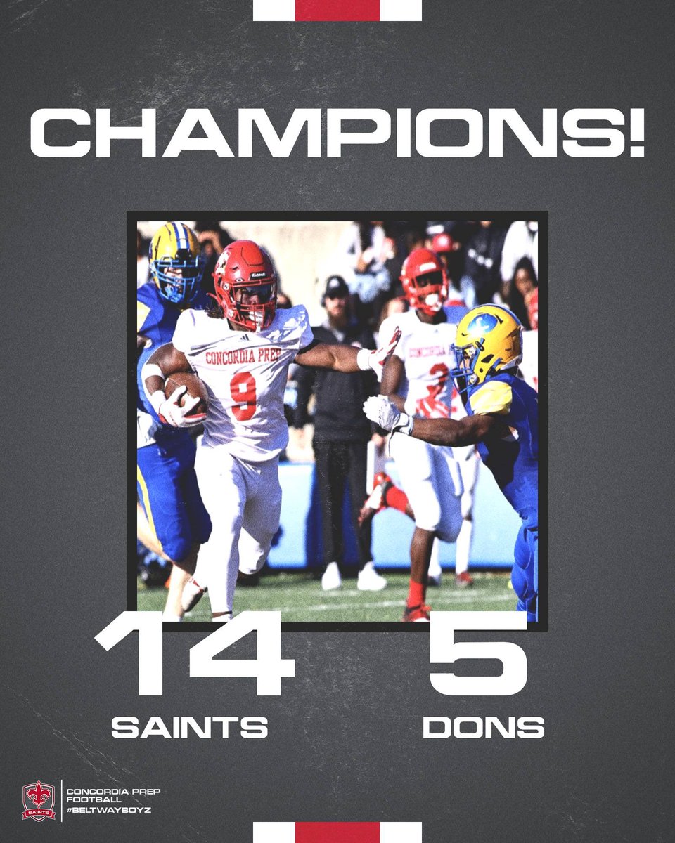 FBConcordiaPrep's tweet photo. The 2021 Concordia Prep Saints are your MIAA B Conference CHAMPIONS!!!

#BeltwayBoyz⚜️ https://t.co/uQq6ulXU8v