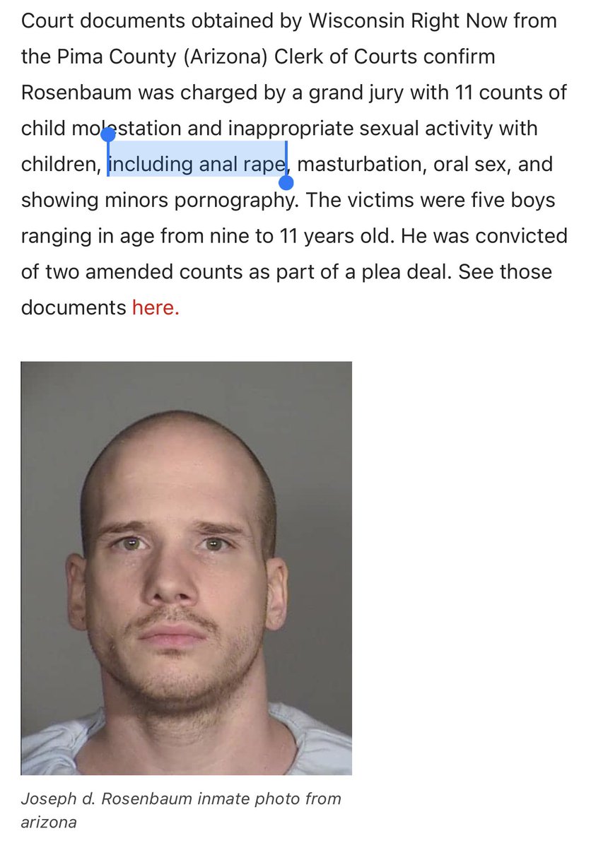 thevivafrei's tweet photo. @PedroPascal1 Rosenbaum anally raped children. Literally. 9 to 11 year-olds. You are glorifying a child rapist. https://t.co/Gdr8U7XrHk