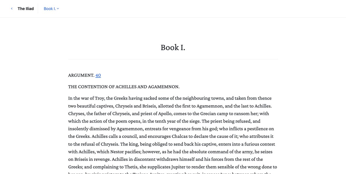 gytdau's tweet image. We built a better way to read ebooks in browsers. Just finished processing every Project Gutenberg book on it! Please check it out and let me know what ya think: libraryathena.com