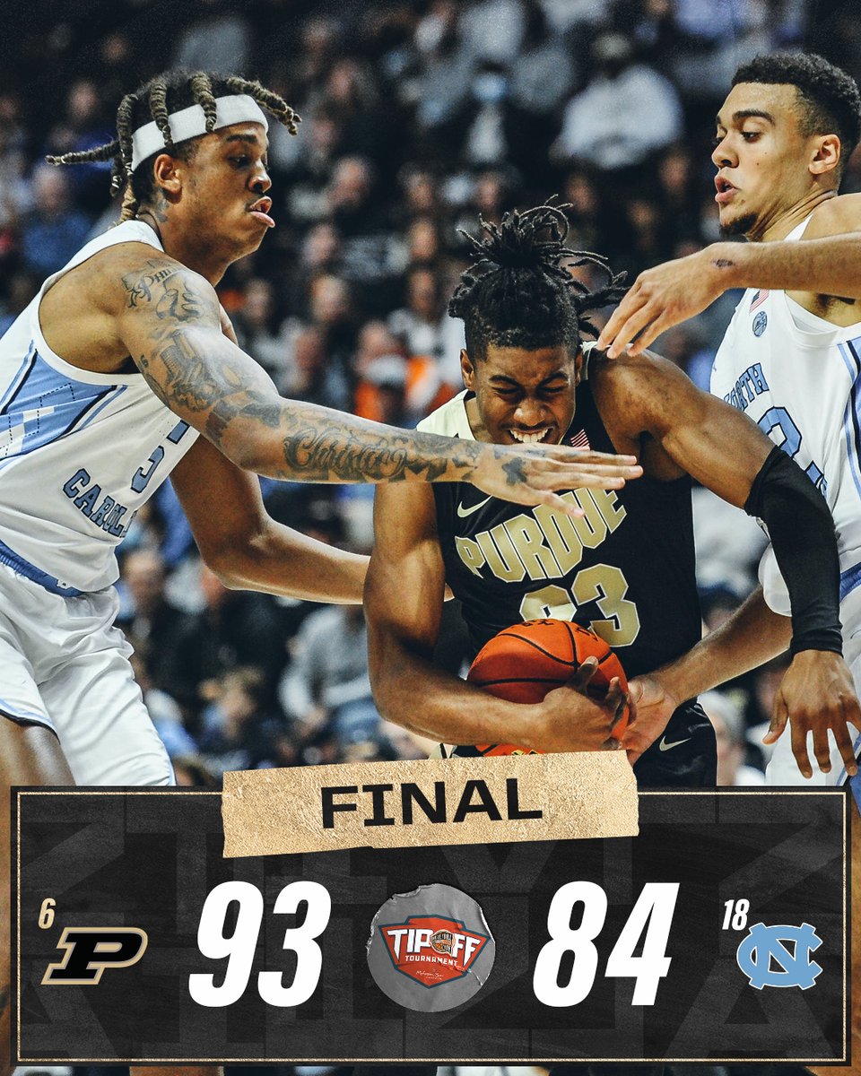 💥💥💥💥💥

8 WAS ENOUGH! Win over UNC snaps 8-game losing streak to Heels dating to 1974. 

[5] Villanova at 1 PM tomorrow on ABC.