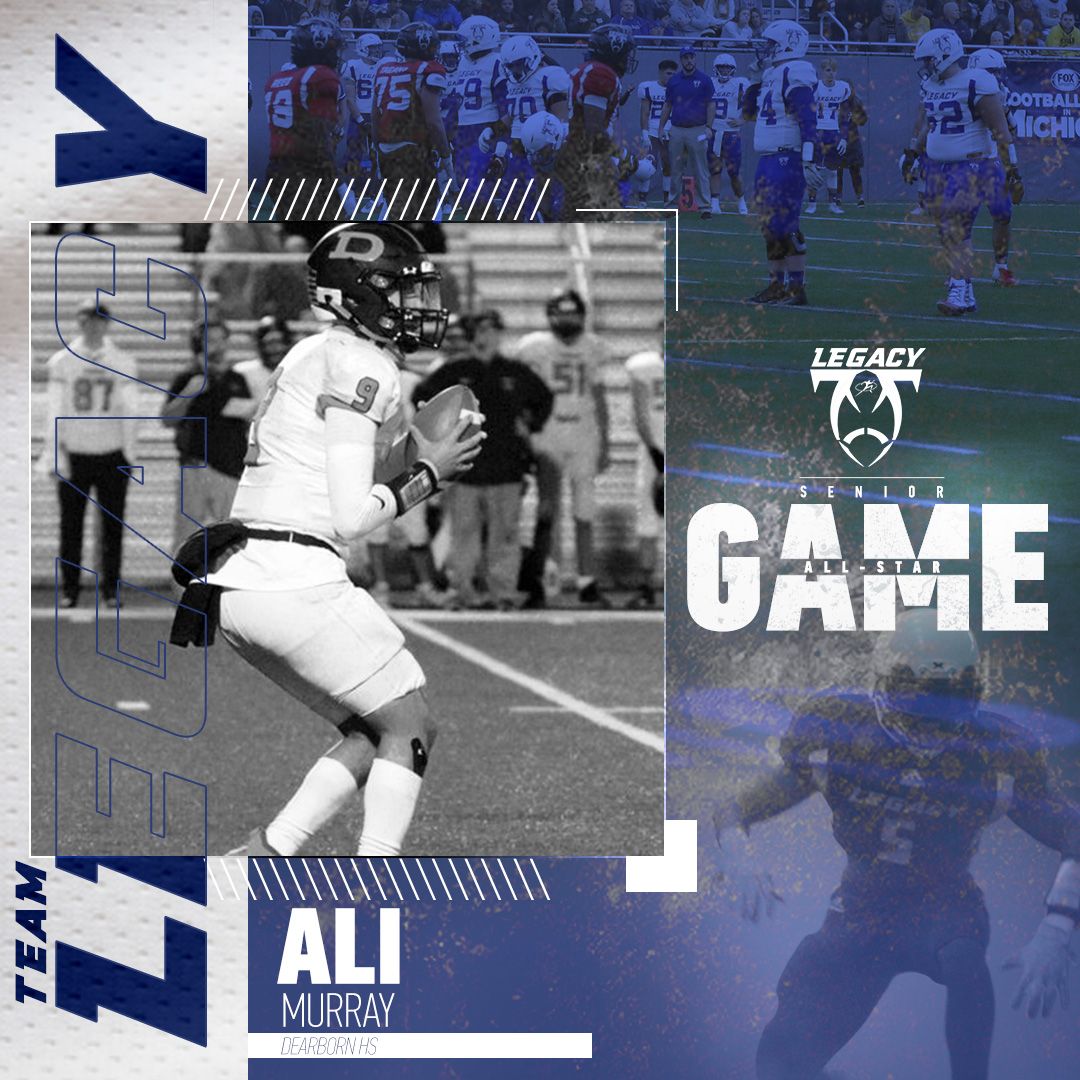 LegacyMI_FBall's tweet photo. Congratulations to our Team Legacy Quarterbacks on your selection to the 2021 Legacy Football Senior All-Star Game powered by Dick's Sporting Goods &amp; Meijer televised by Bally Sports Detroit on November 28.

Brandon Mann - Detroit Country Day
Ali Murray - Dearborn

#LegacyFBall https://t.co/KHZUeLUxZ1