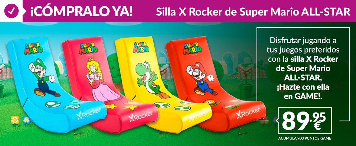 VideojuegosGAME's tweet photo. Cualquier rincón de tu casa es bueno para sentarte en estas SILLAS X ROCKER 💺 ¡Consíguelas ya en GAME por solo 89,95€!
#PCGaming

https://t.co/uqXTdWc5jB https://t.co/8eE8CDPfPk